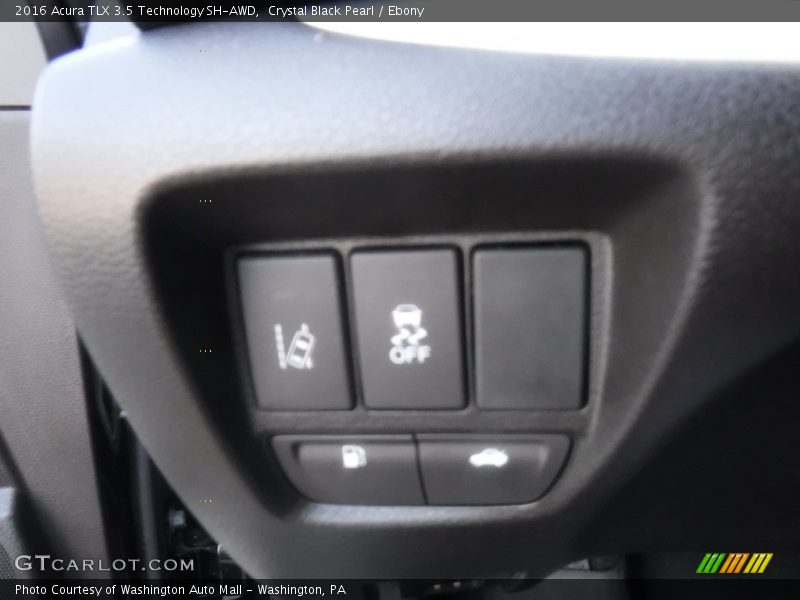 Crystal Black Pearl / Ebony 2016 Acura TLX 3.5 Technology SH-AWD