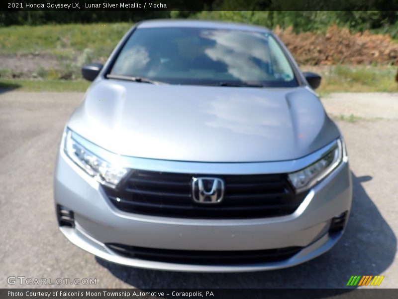 Lunar Silver Metallic / Mocha 2021 Honda Odyssey LX
