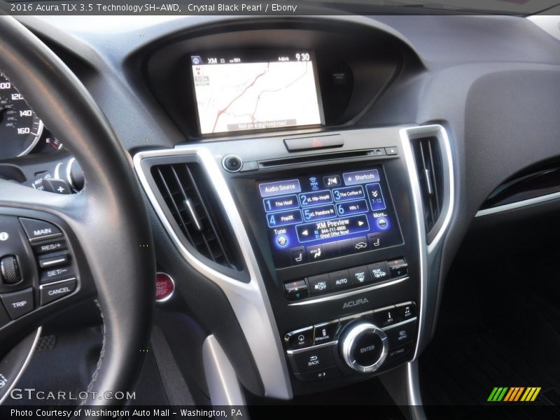 Crystal Black Pearl / Ebony 2016 Acura TLX 3.5 Technology SH-AWD