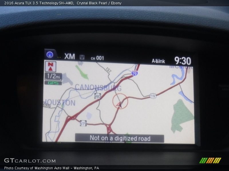 Crystal Black Pearl / Ebony 2016 Acura TLX 3.5 Technology SH-AWD