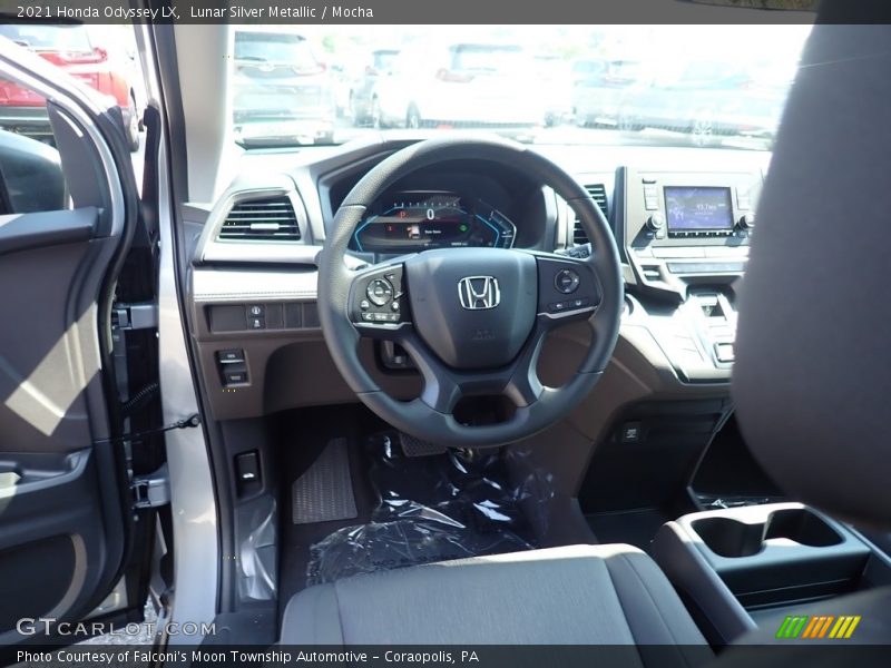 Lunar Silver Metallic / Mocha 2021 Honda Odyssey LX