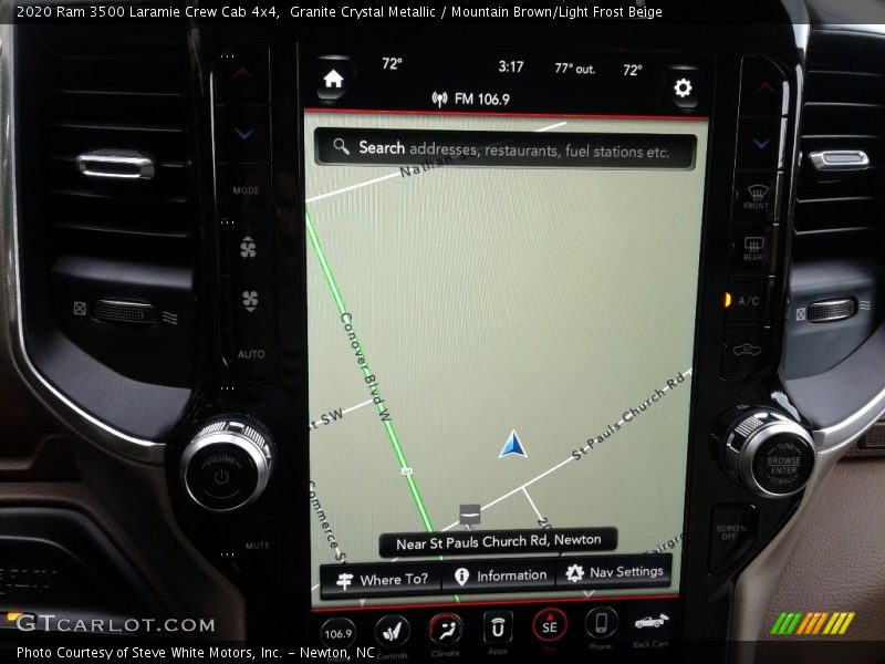 Granite Crystal Metallic / Mountain Brown/Light Frost Beige 2020 Ram 3500 Laramie Crew Cab 4x4