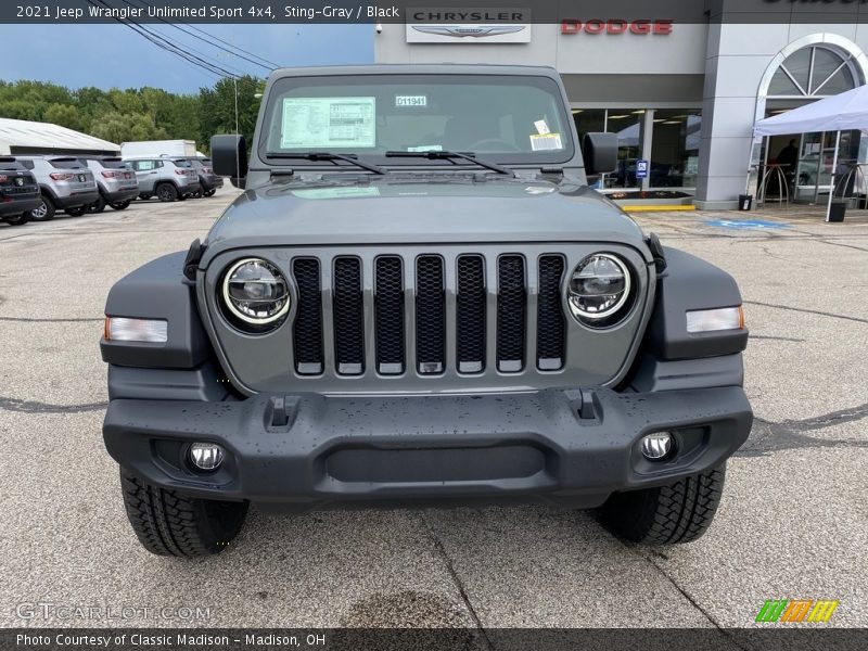 Sting-Gray / Black 2021 Jeep Wrangler Unlimited Sport 4x4