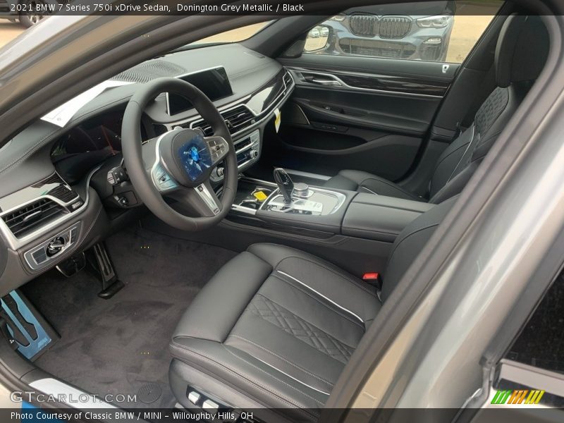  2021 7 Series 750i xDrive Sedan Black Interior