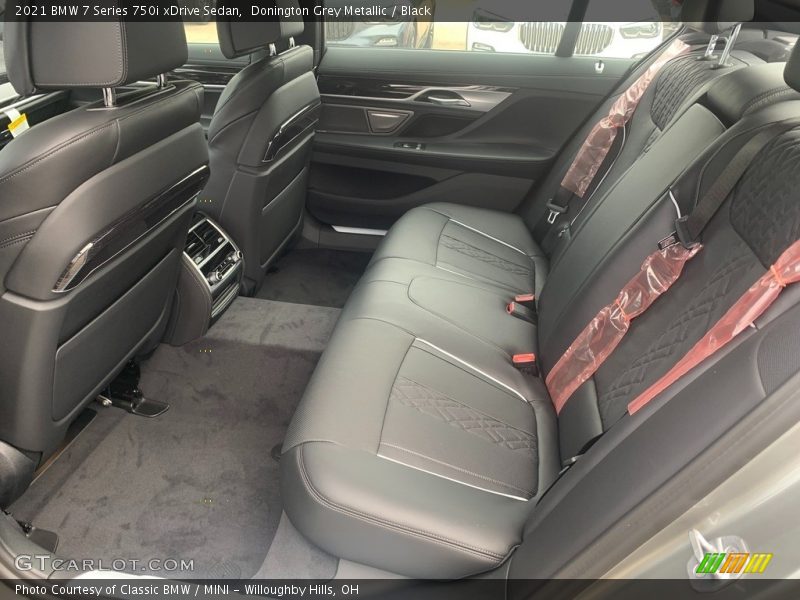 Rear Seat of 2021 7 Series 750i xDrive Sedan