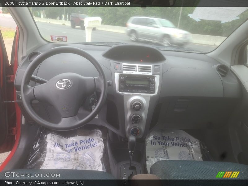 Absolutely Red / Dark Charcoal 2008 Toyota Yaris S 3 Door Liftback