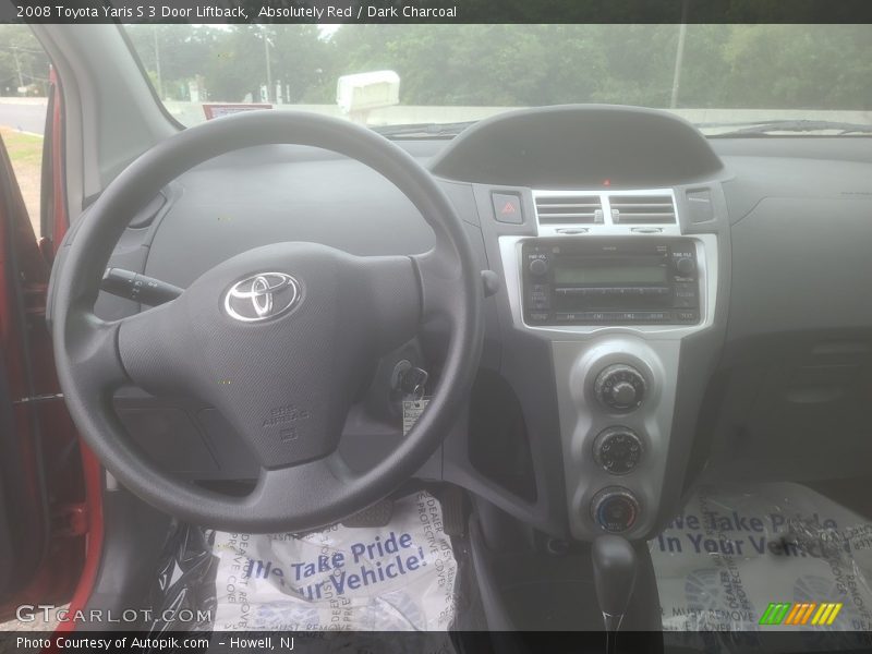 Absolutely Red / Dark Charcoal 2008 Toyota Yaris S 3 Door Liftback