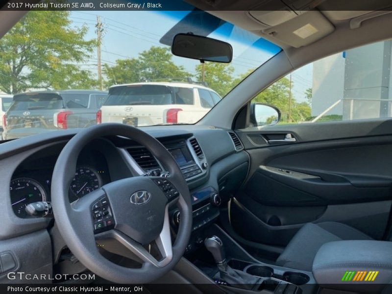 Coliseum Gray / Black 2017 Hyundai Tucson SE AWD