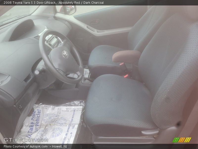 Absolutely Red / Dark Charcoal 2008 Toyota Yaris S 3 Door Liftback