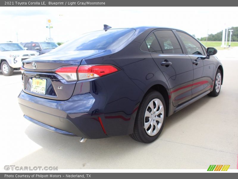 Blueprint / Light Gray/Moonstone 2021 Toyota Corolla LE