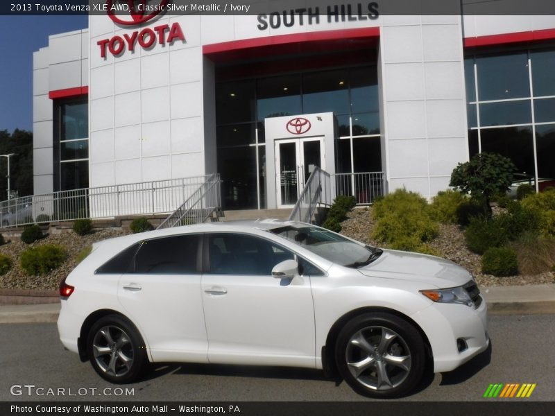 Classic Silver Metallic / Ivory 2013 Toyota Venza XLE AWD