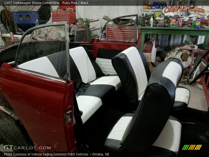 Ruby Red / Black 1967 Volkswagen Beetle Convertible