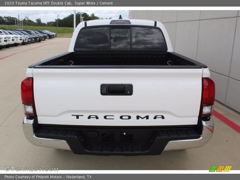 Super White / Cement 2020 Toyota Tacoma SR5 Double Cab