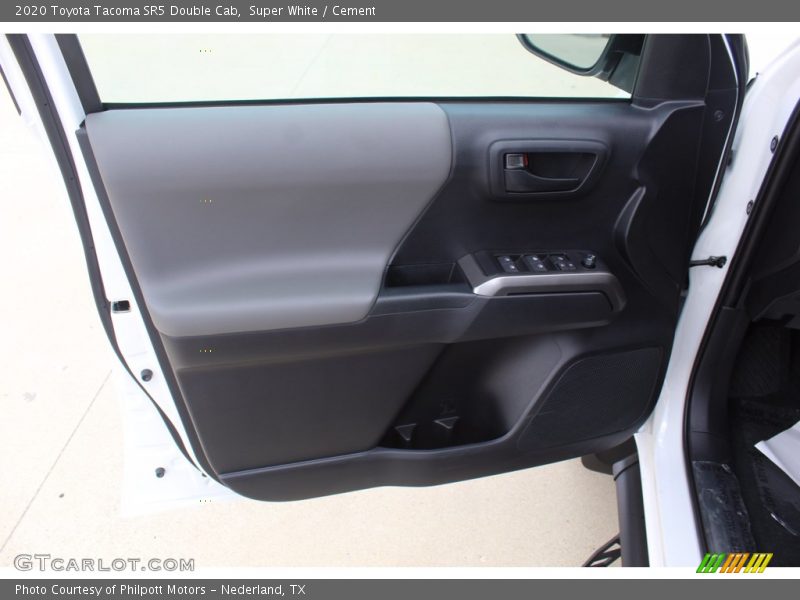 Super White / Cement 2020 Toyota Tacoma SR5 Double Cab