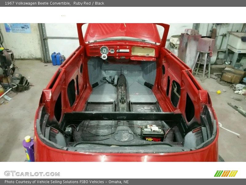 Ruby Red / Black 1967 Volkswagen Beetle Convertible