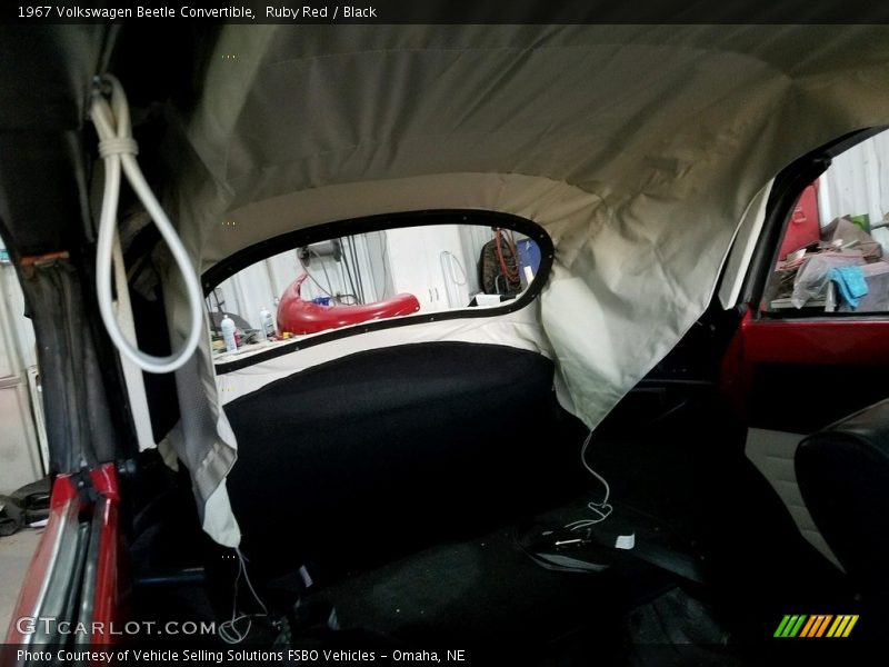 Ruby Red / Black 1967 Volkswagen Beetle Convertible