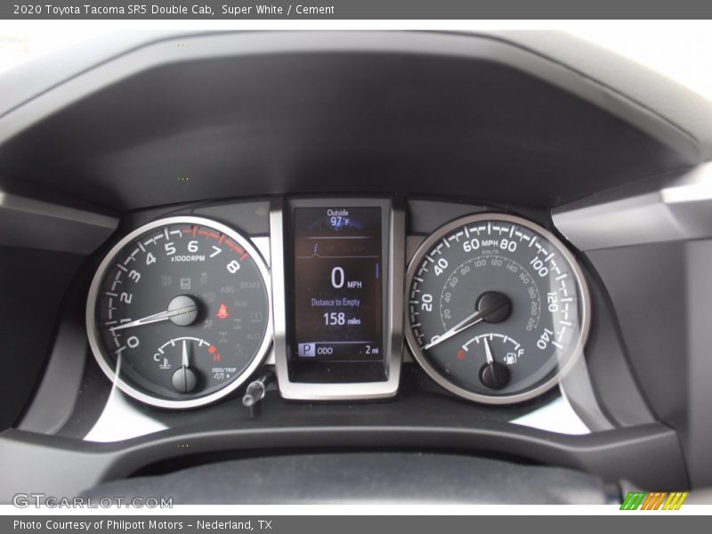  2020 Tacoma SR5 Double Cab SR5 Double Cab Gauges