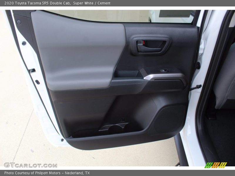 Super White / Cement 2020 Toyota Tacoma SR5 Double Cab
