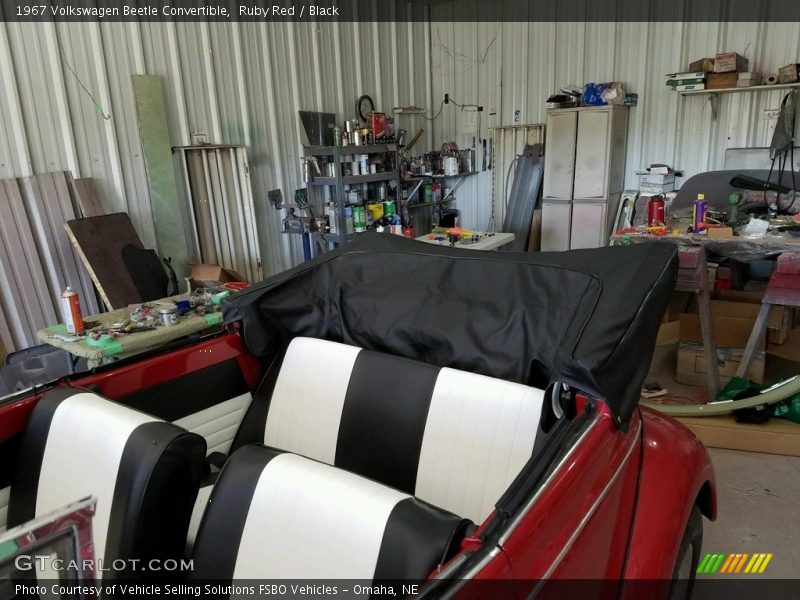 Ruby Red / Black 1967 Volkswagen Beetle Convertible