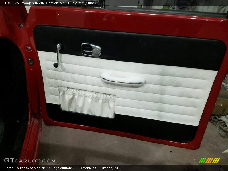 Ruby Red / Black 1967 Volkswagen Beetle Convertible