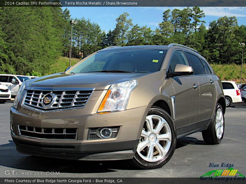 Terra Mocha Metallic / Shale/Brownstone 2014 Cadillac SRX Performance