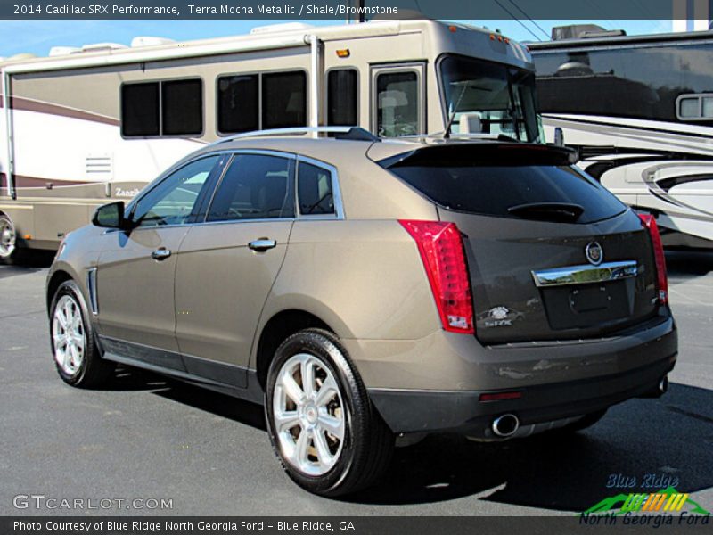 Terra Mocha Metallic / Shale/Brownstone 2014 Cadillac SRX Performance