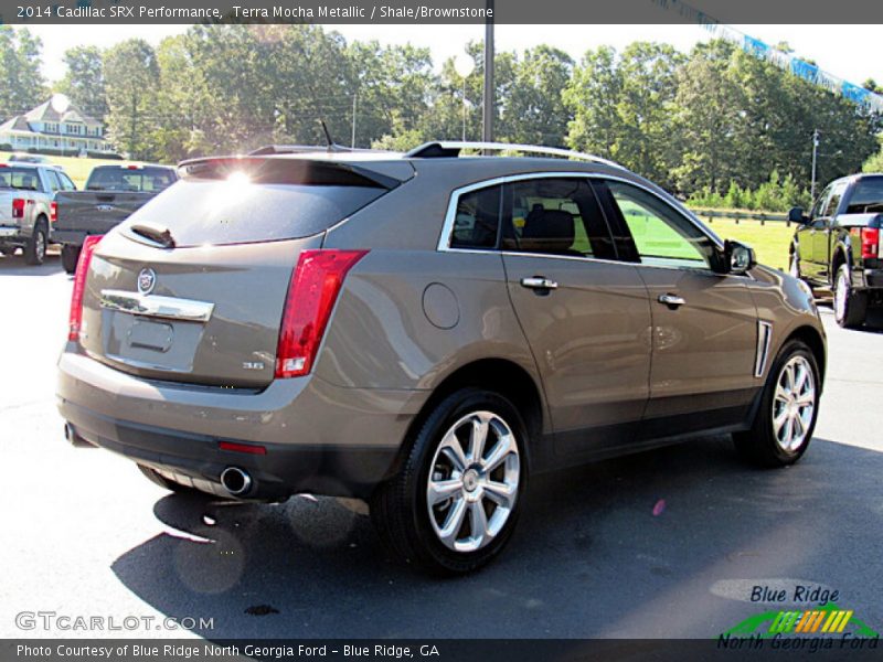 Terra Mocha Metallic / Shale/Brownstone 2014 Cadillac SRX Performance