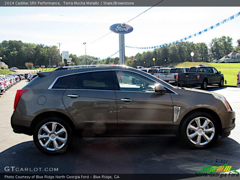 Terra Mocha Metallic / Shale/Brownstone 2014 Cadillac SRX Performance