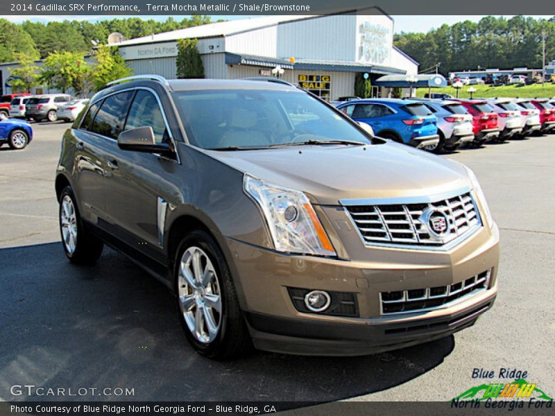 Terra Mocha Metallic / Shale/Brownstone 2014 Cadillac SRX Performance