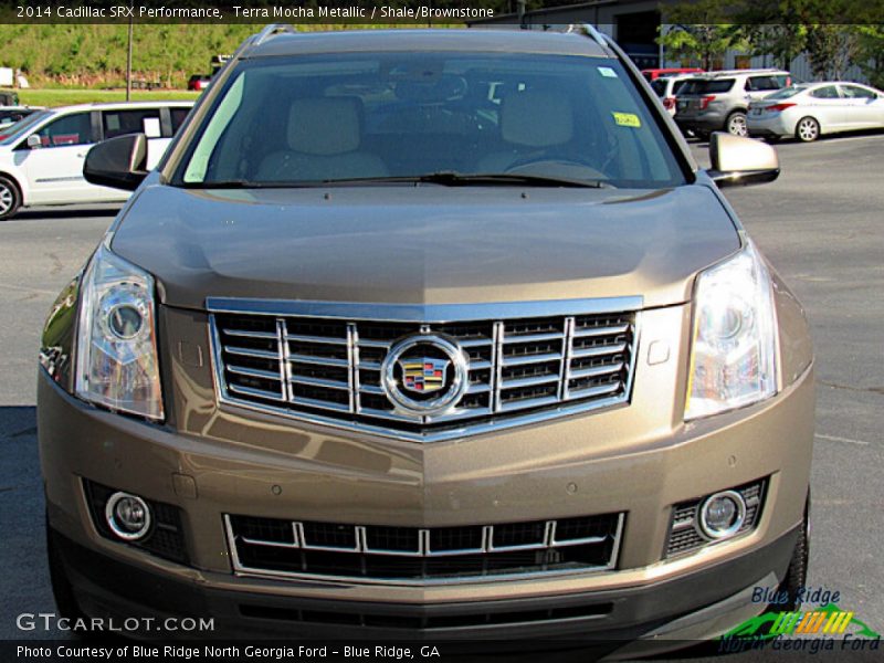 Terra Mocha Metallic / Shale/Brownstone 2014 Cadillac SRX Performance