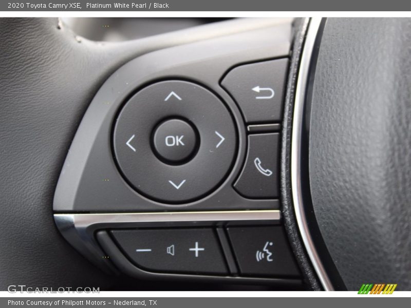 Platinum White Pearl / Black 2020 Toyota Camry XSE