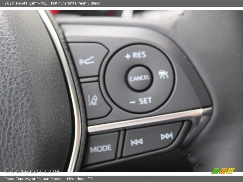 Platinum White Pearl / Black 2020 Toyota Camry XSE