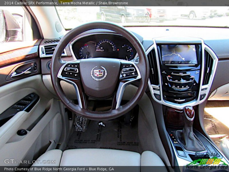 Terra Mocha Metallic / Shale/Brownstone 2014 Cadillac SRX Performance