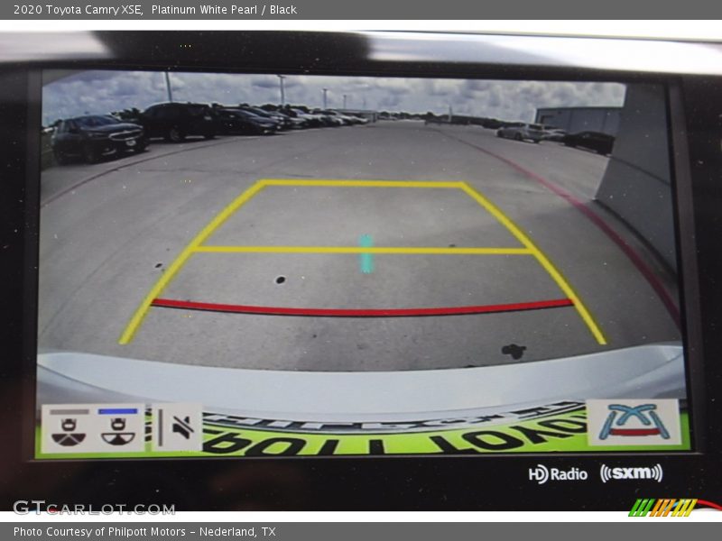 Platinum White Pearl / Black 2020 Toyota Camry XSE
