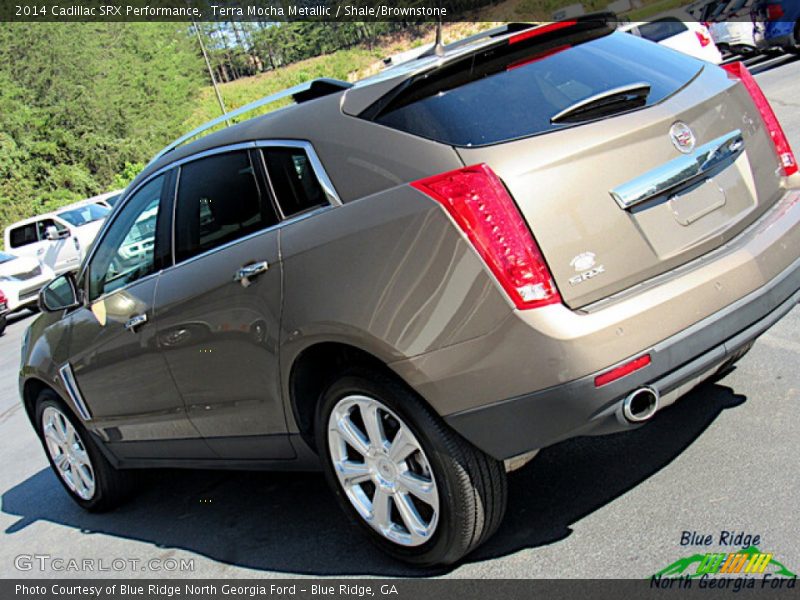 Terra Mocha Metallic / Shale/Brownstone 2014 Cadillac SRX Performance