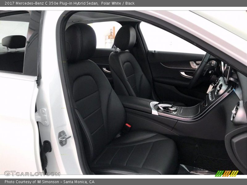 Polar White / Black 2017 Mercedes-Benz C 350e Plug-in Hybrid Sedan