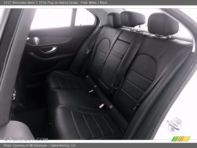 Polar White / Black 2017 Mercedes-Benz C 350e Plug-in Hybrid Sedan