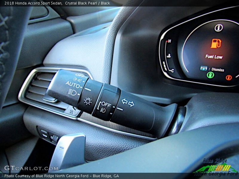 Crystal Black Pearl / Black 2018 Honda Accord Sport Sedan