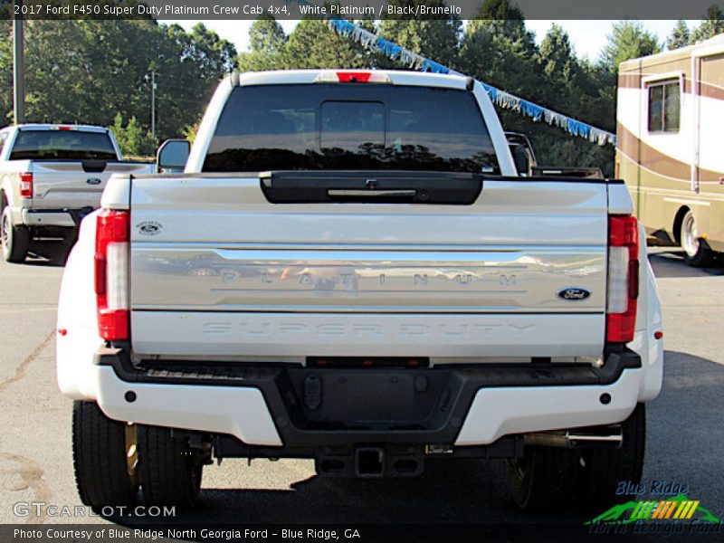 White Platinum / Black/Brunello 2017 Ford F450 Super Duty Platinum Crew Cab 4x4