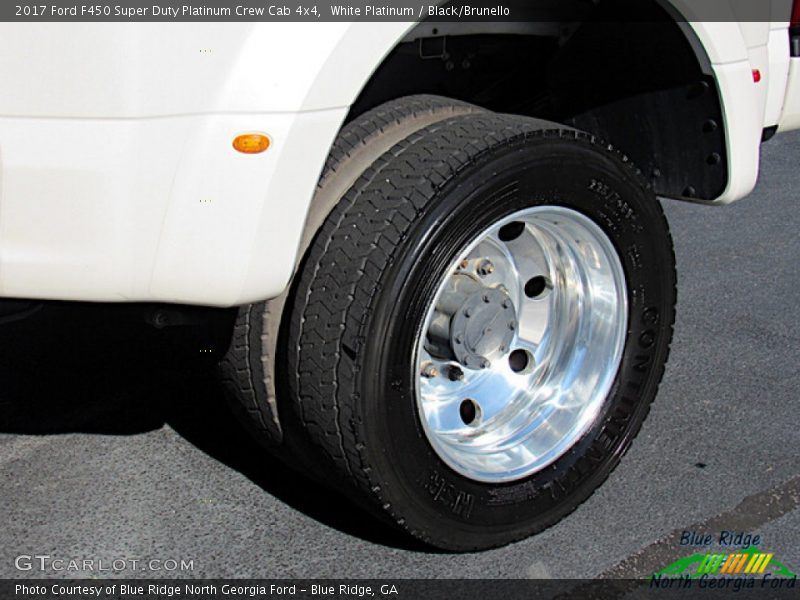 White Platinum / Black/Brunello 2017 Ford F450 Super Duty Platinum Crew Cab 4x4