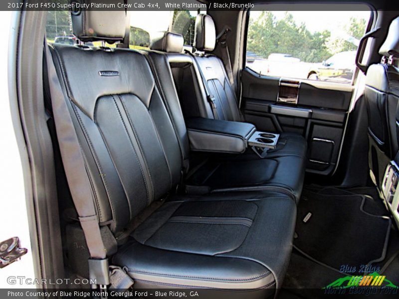 White Platinum / Black/Brunello 2017 Ford F450 Super Duty Platinum Crew Cab 4x4
