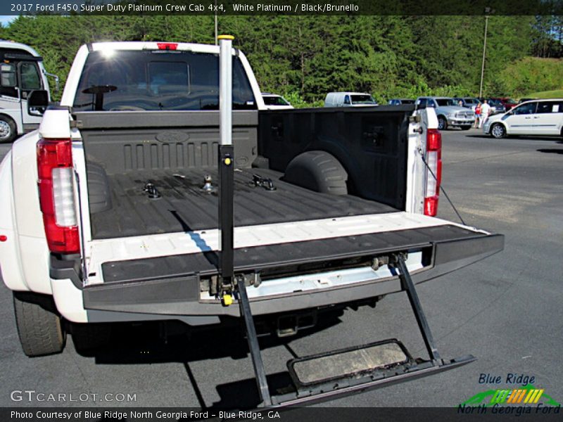 White Platinum / Black/Brunello 2017 Ford F450 Super Duty Platinum Crew Cab 4x4