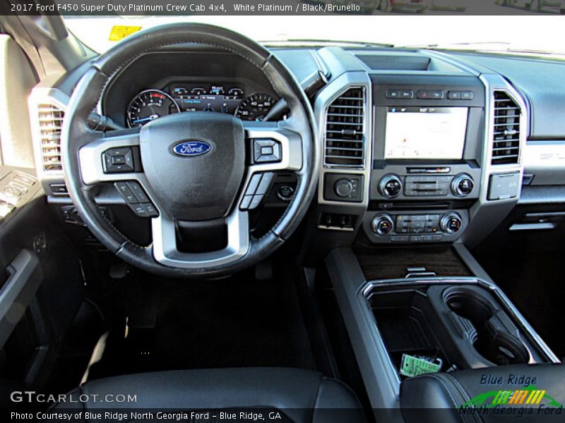 White Platinum / Black/Brunello 2017 Ford F450 Super Duty Platinum Crew Cab 4x4