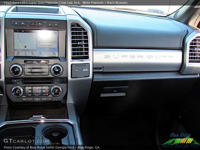White Platinum / Black/Brunello 2017 Ford F450 Super Duty Platinum Crew Cab 4x4