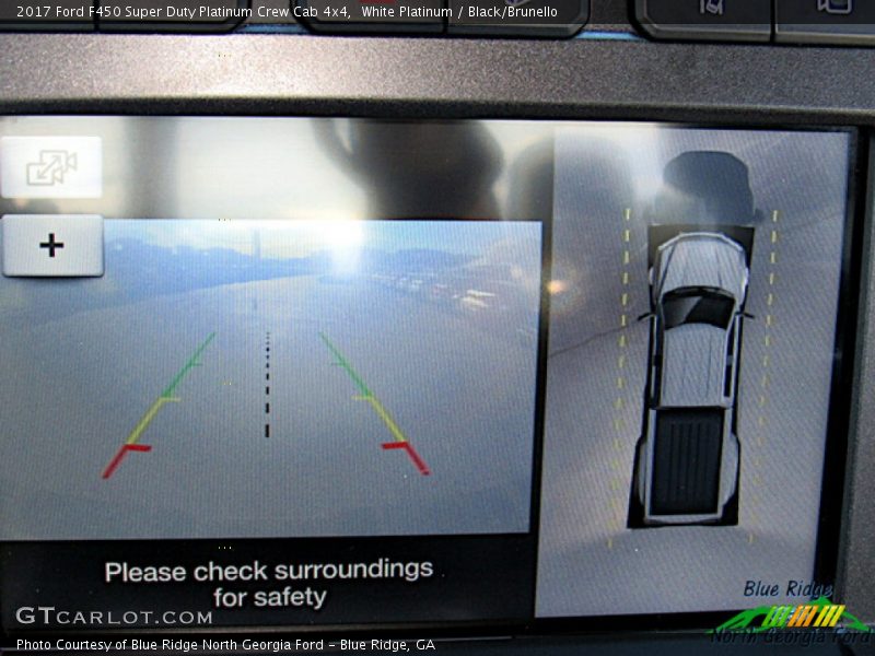 White Platinum / Black/Brunello 2017 Ford F450 Super Duty Platinum Crew Cab 4x4