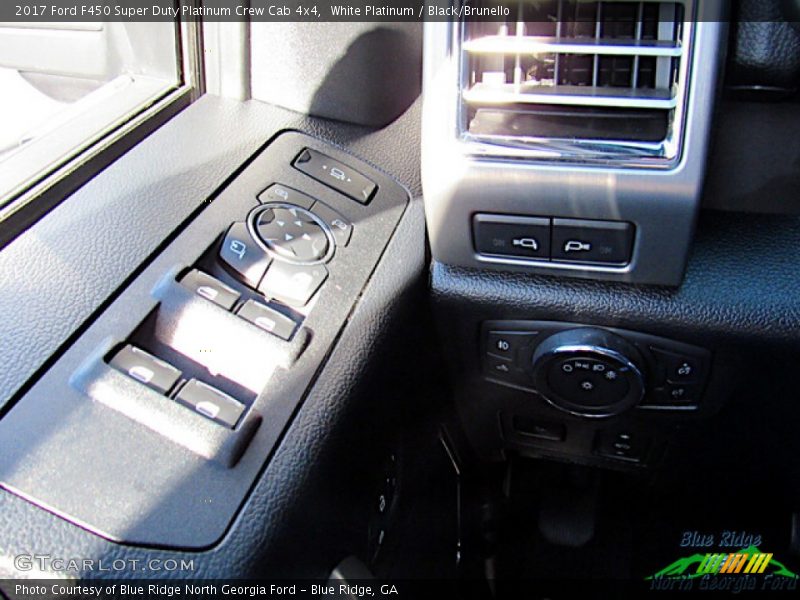 White Platinum / Black/Brunello 2017 Ford F450 Super Duty Platinum Crew Cab 4x4