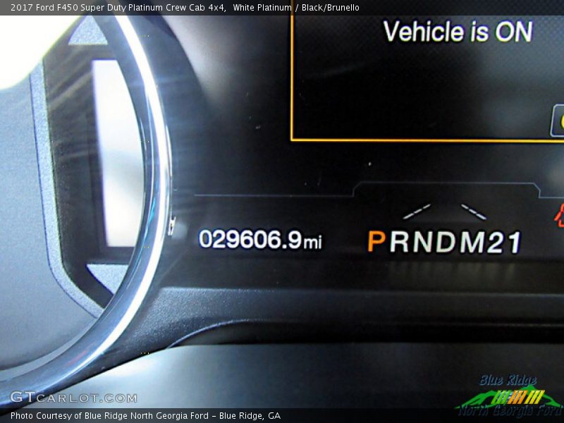 White Platinum / Black/Brunello 2017 Ford F450 Super Duty Platinum Crew Cab 4x4