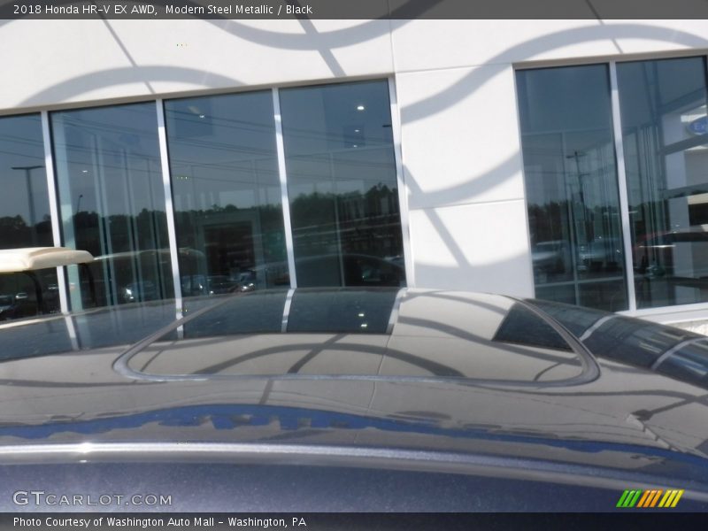 Modern Steel Metallic / Black 2018 Honda HR-V EX AWD