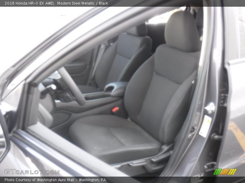Modern Steel Metallic / Black 2018 Honda HR-V EX AWD
