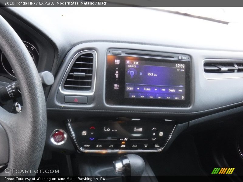 Modern Steel Metallic / Black 2018 Honda HR-V EX AWD